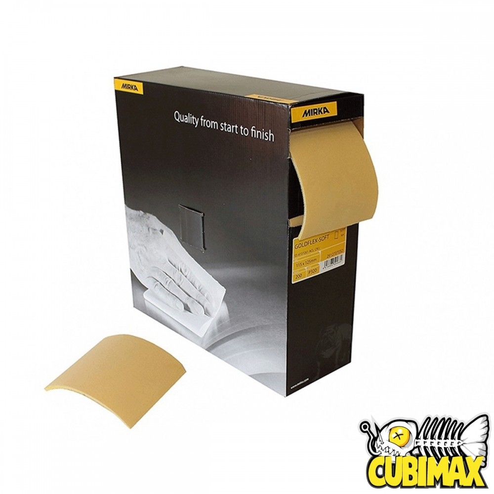 CUBIMAX 10 Pezzi di Carta Abrasiva da 115mm x 115mm per Cubicatura e Verniciatur