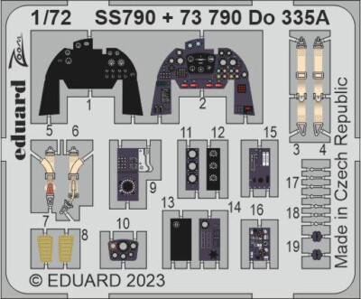 1/72 Eduard Do 335A - for HOBBY 2000 / DRAGON