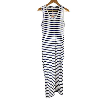 Sundry Stripe Jersey Side Split Maxi Tank Dress Size 1 Small | eBay Sundry Stripe Jersey Side Split Maxi Tank Dress Size 1 Small | eBay