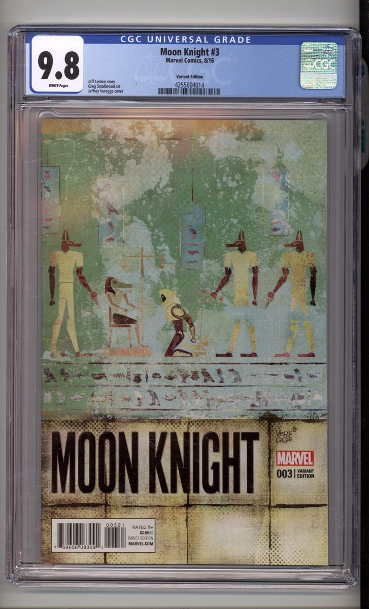 Moon Knight 3 CGC 9.8 1:25 Veregge Variant Cover 2016 | eBay
