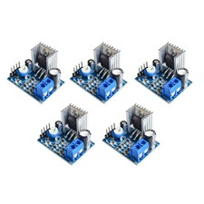 5Pcs 18W Mono Power Amplifier Module Board 6-12V /w Overheat Protection Feature