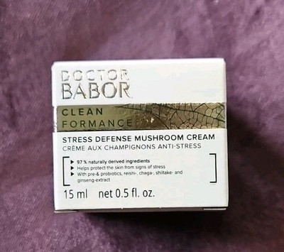 Doctor Babor Clean Formance ''Stress Defense Mushroom Cream''  15 ml   Neu