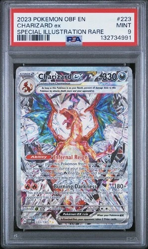 New Listing2023 Pokemon SV Obsidian Flames - OBF EN Charizard ex #223/197 PSA 9