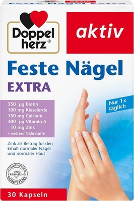 Doppelherz Feste Nägel Extra Kapseln Zink Selen Vitamine Haut 30 Stück