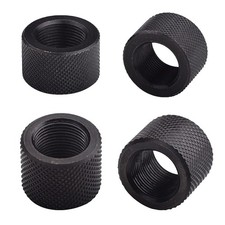 4 Pack 1/2 x 28 2PC 5/8 x 24 2PC Steel Thread Protector for .22LR .223 5.56