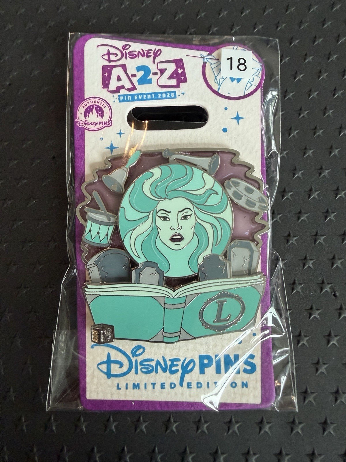 2026 Disney A 2 Z Alphabet Collection Madame Leota Haunted Mansion Pin LE 650