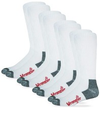 Mens Riggs Non-Binding Boot Work Cotton Cushion Smooth Toe Socks 4 PCS