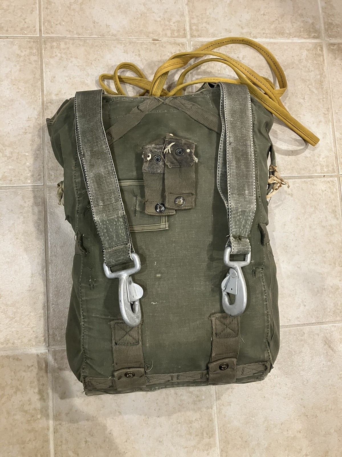 Packed US  T-10 Military Parachute 1965 Dated Rare West German fallschirmjäger