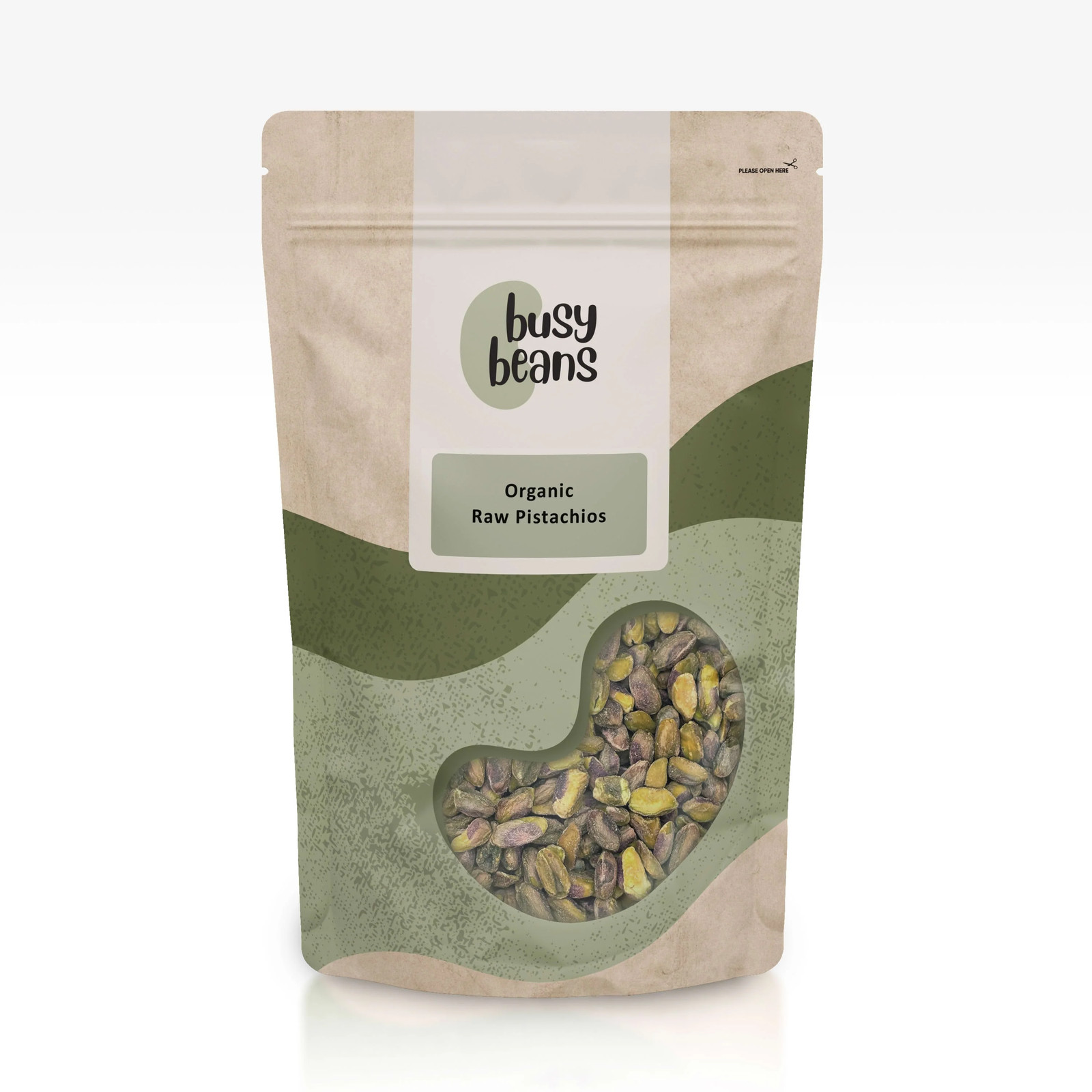 Organic Raw Pistachios - Certified Organic - by Busy Beans Organic (1kg)