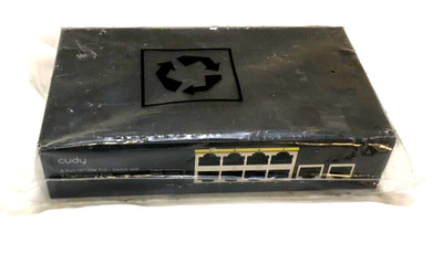 Cudy 8 Port PoE+ Switch with 2 Uplink Ports 120W 8 10/100Mbps PoE+@120W Exten...