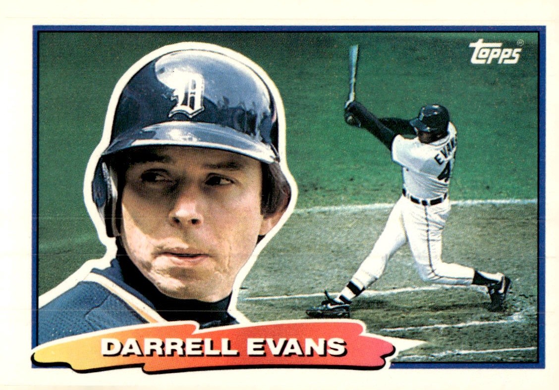 1988 Topps Big #82 Darrell Evans