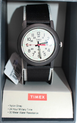 Timex TW2P59700 Camper 34mm Quarzuhr Schwarz Japan Limited Edition Modell...