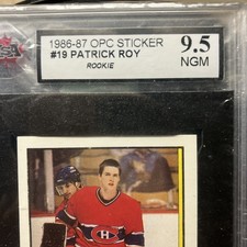 1986-87 O-Pee-Chee #19 Patrick Roy RC RARE KSA 9.5 Pack Fresh! Stunner! Pls Read