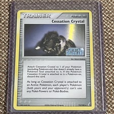 Pokemon TCG Cessation Crystal 74/100 CRYSTAL GUARDIANS STAMPED Reverse Foil NM!!
