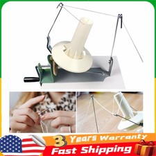 Hand Operated Large Yarn Ball Winder Jumbo Nylon Fiber/Wool/String Ball Winder