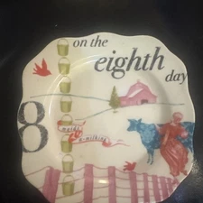 Rosanna 8th Eighth Day of Christmas Plate 8 Maids A Milking 12 Days Replacement