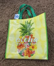 NWT Hawaiian “Aloha The Sweet Life” Reusable Shopping Reusable Shopping Tote
