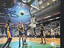 Kevin Garnett HOF Signed Boston Celtics 8x10 Basketball Photo AUTO JSA