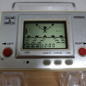 Nintendo Game & Watch VERMIN MT-03 Vintage 1980 LCD Electronics Game Working JP