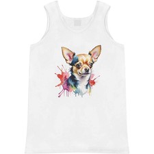 'Watercolour Style Chihuahua' Adult Vest / Tank Top AV064385 