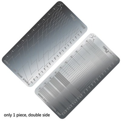 T06A04 Stainless Steel Masking Sheet Easy Cutting Type Board Hobby Tools E