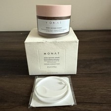 Monat Berry Refined Scrub Perfecting Exfoliator Mask Jar Body 2.9 oz NEW Sealed