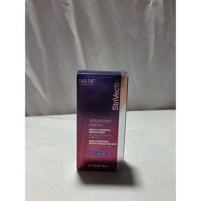 StriVectin Advanced Retinol Nightly Renewal Moisturizer NIA-114 1oz 30ml NIB