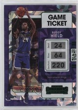 2021-22 Panini Contenders Game Ticket Green Ice Buddy Hield #69 h3a