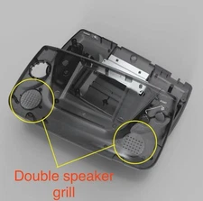 Game Gear Shell Case Sega clear black New Replacement RetroSix ABS