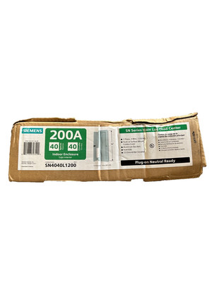 Siemens SN4040L1200 Main Lug Load Center 200A 40-Spaces 40-Circuits