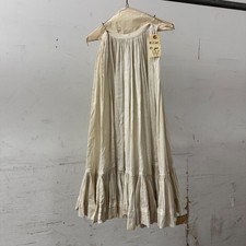 Vintage Cream Petticoat Skirt   Full Ruffle Hem   Western / Prairie Film Costume