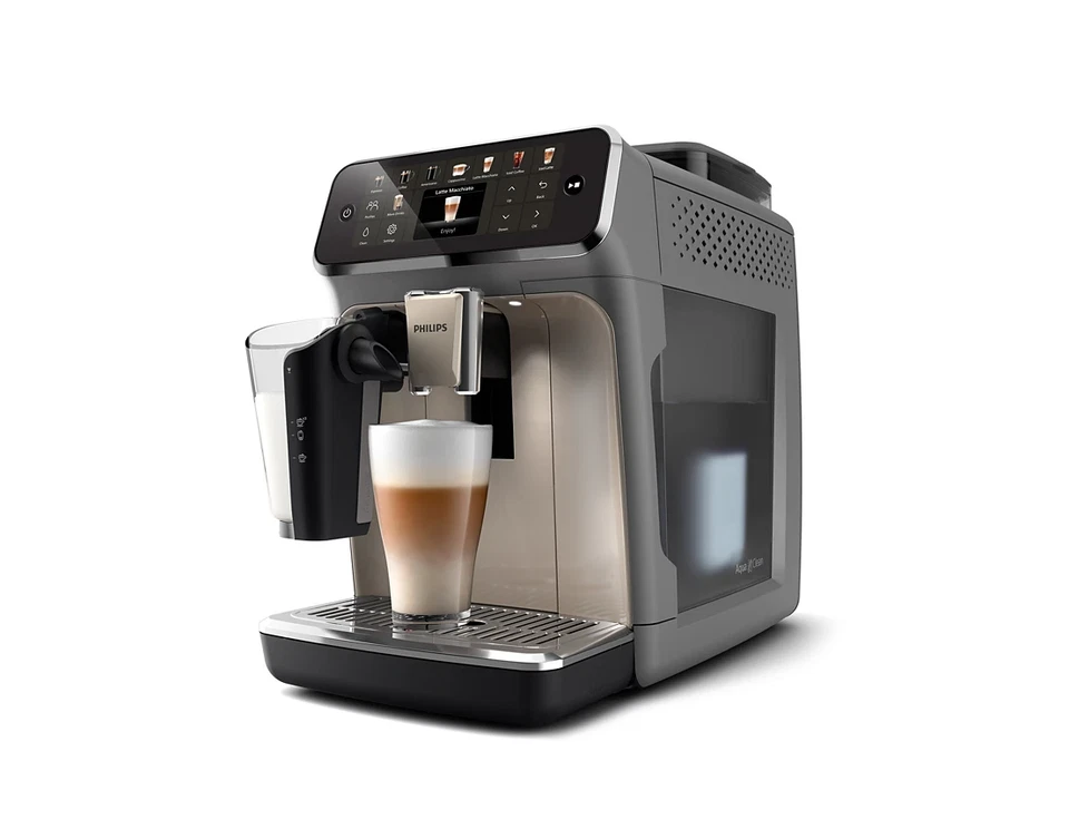 Máquina de café espresso completamente automática Philips 5500 LatteGo | EP5544/90 (caja abierta) Foto 2 de 4