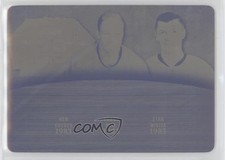 2017 Leaf ITG Used Printing Plate Black 1/1 Ken Dryden Bobby Hull #IY-17 HOF 7ez