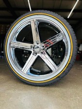 24 Iroc Chrome Wheels Rims Tires 3053524 Vogue  5x127 5x5 Chevy Obs 1500 C-10