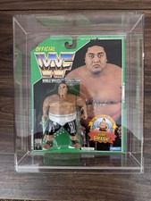 WWF Hasbro Yokozuna 🇯🇵 Series 11 Green 1994 WWE BUBBLE CRACK READ WITH ACRYLIC