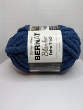 Bernat Blanket Extra Thick Yarn 72yd 21.2oz Jumbo 7 - Deep Navy / Lot 541104