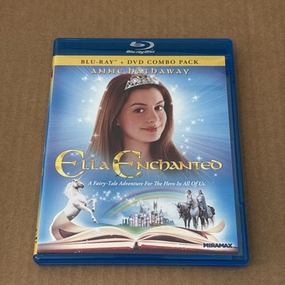 Ella Enchanted (Blu-ray/DVD, 2012, 2-Disc Set) Anne Hathaway RARE OOP Region A
