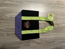 NEW Trader Joe’s Halloween Mini Canvas Tote Bag - Multi Color - Limited Edition