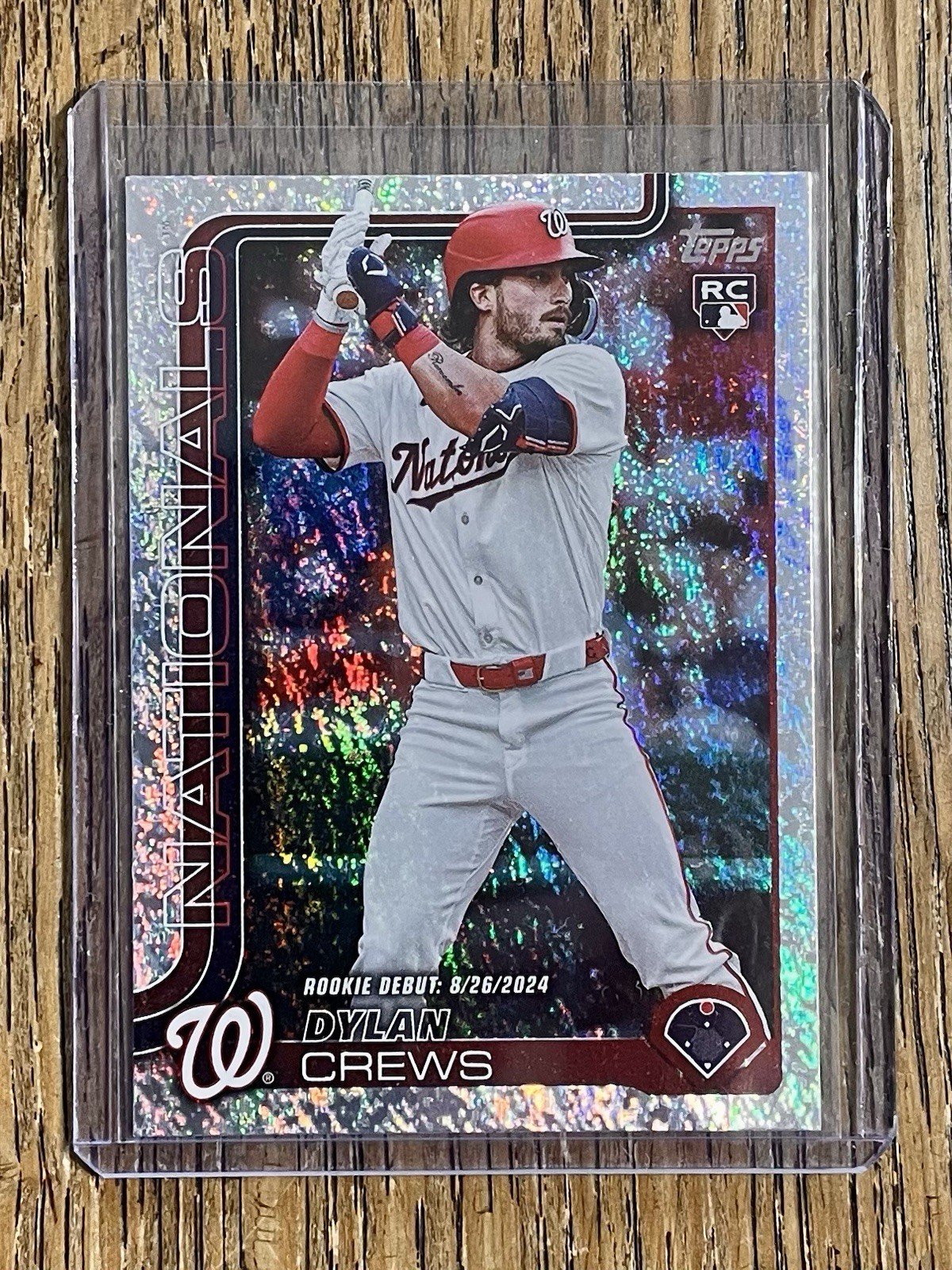 2025 Topps Update Dylan Crews Holo Foil RC NATIONALS! Card# US223
