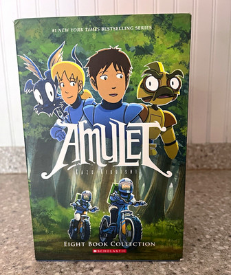Amulet Books 1-8 Graphic Novel Box Set, Scholastic, Kazu Kibuishi