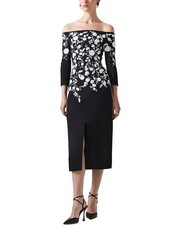 Carolina Herrera Embroidered Dress Women's 2