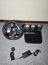 Logitech G29 Racing Steering Wheel Black with Pedals Compatible with PS3/PS4/PC