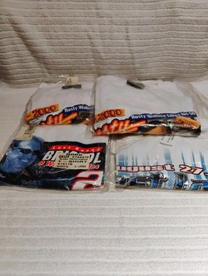 NASCAR Vintage Rusty Wallace of Penske Racing at Bristol Motor Speedway T-shirts