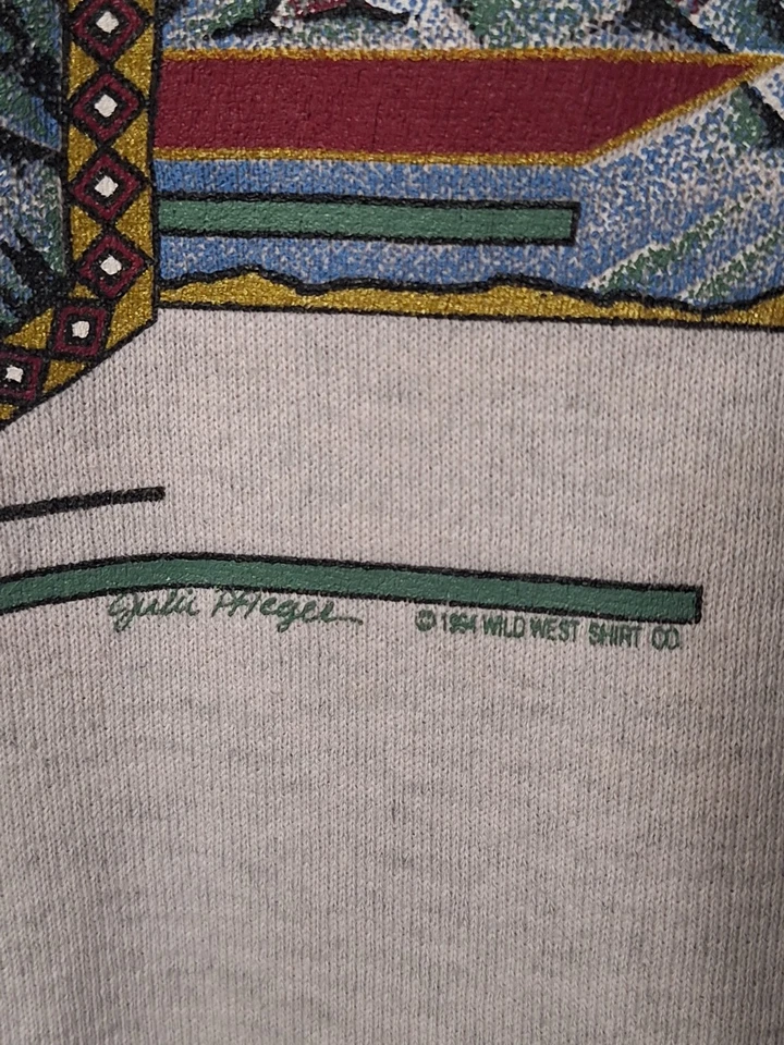 Sudadera De Colección Años 90 Colorado Estes Park Talla M Algodón Polar Colorblock LEER Foto 4 de 4