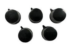 5 Stk - Drehknopf für 6mm Achse mit Zeiger Poti Stellknopf Potiknopf