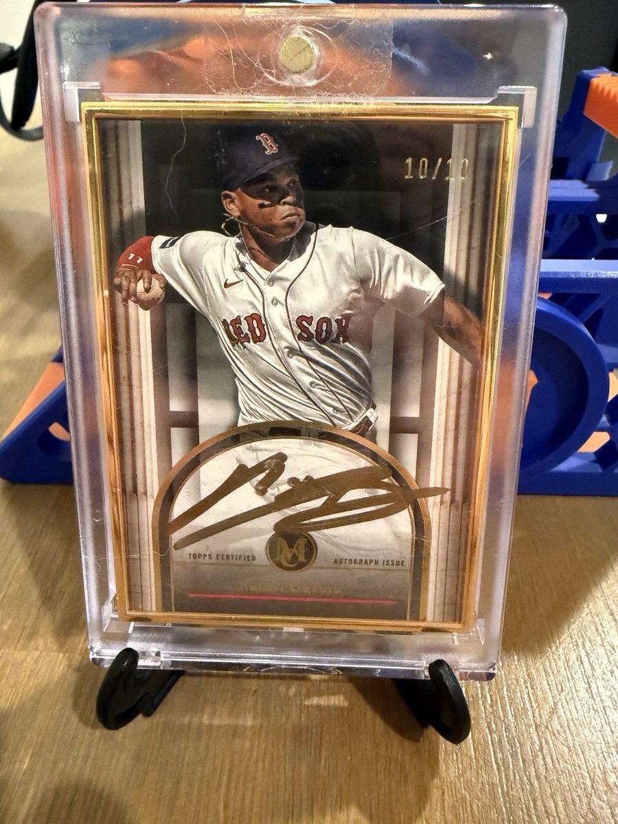 2024 Topps Museum Collection Rafael Devers Framed Gold 10 /10 Auto