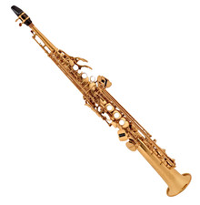 Yamaha YSS-475II Soprano Saxophone Bb Gold Lacquer Hard Case Warranty