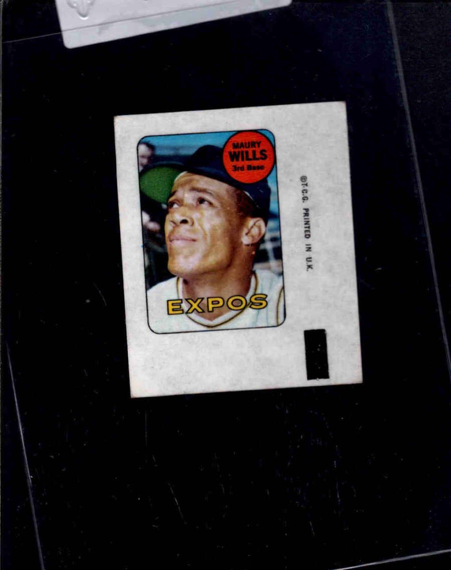 Maury Wills (Baseball Cards 1969 Topps Decals) — is it worth grading?