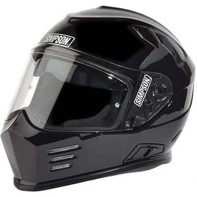 Simpson Helmets GBDL2 Ghost Bandit Helmet DOT/ECE Certified Large Black