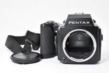 Pentax 645 Medium Format Body Film camera/ 120 Film Back NEAR MINT  From JAPAN